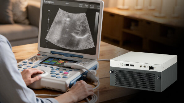 Empowering Portable Ultrasound Devices with a Customized APEX-P200 Edge AI System